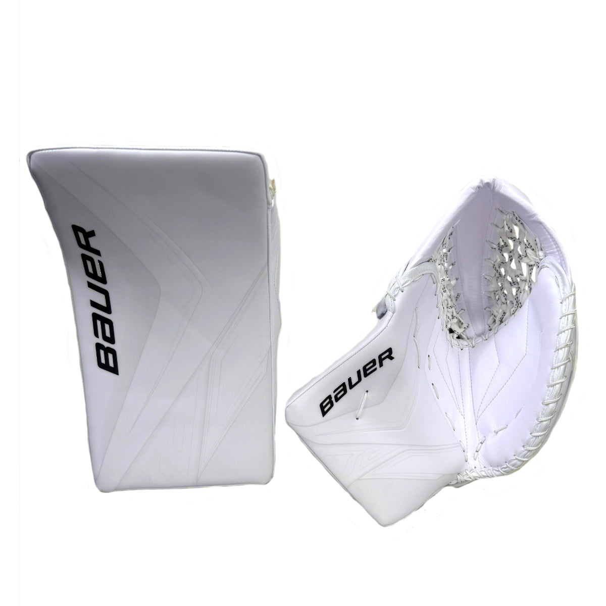 BAUER FLYLITE JH SPEC PRO PALM V90 CATCHER W/ FLYLITE 2 PIECE BLOCKER SET