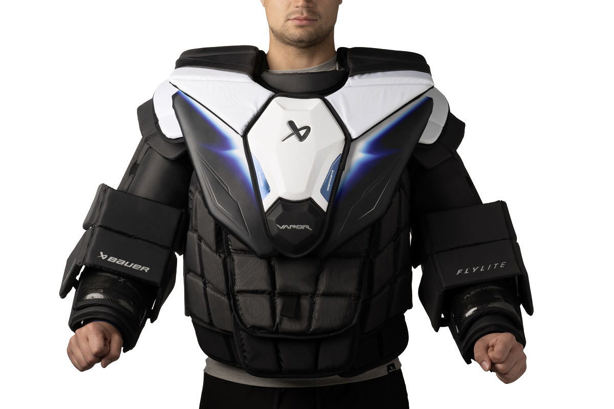 BAUER BTH25 VAPOR FLYLITE SENIOR GOALIE CHEST & ARM
