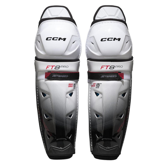 CCM JETSPEED FT8 PRO JUNIOR PLAYER SHIN GUARD